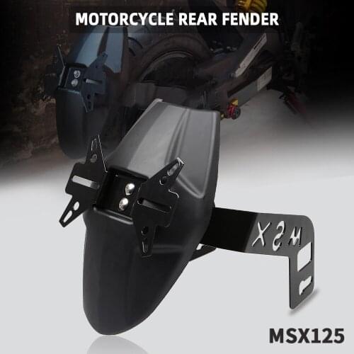 For Honda MSX125 2013 2014 2015 Msx125 Motorcycle Rear Wear-resistant Fender Mudguard Adventure Fender Forward Splash Guard