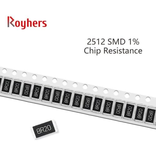 100Pcs 2512 SMD Resistor Set 1% Tolerance 402R-30K 16K 18K 20K 22K 24K 27K 30K 10 Ohm Electronic Components DIY Assorted Kit