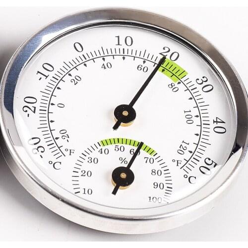 Wall Mounted Temperature Humidity Meter Mini Thermometer & Hygrometer Indoor For Sauna Room Household Wine Cabinet Decoration
