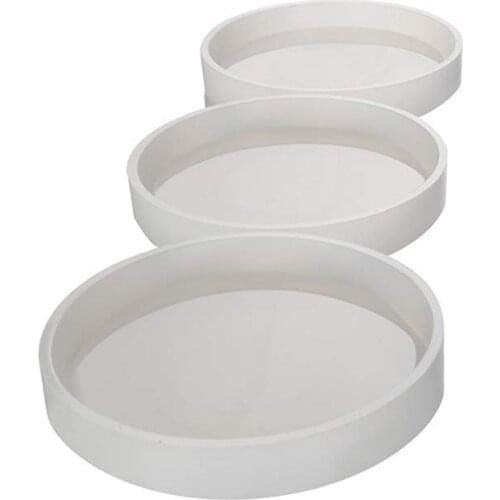 New 3 Pack Big DIY Round Coaster Silicone Mold, Diameter 3.94 inch/10cm, Molds for Casting with Resin, Cement