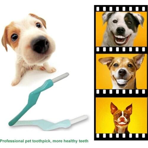 Pet Toothpicks Tooth Brush for Dogs Pet Cat Dog Oral Teeth Deep Cleaning Pet Dog Puppy Toothbrush 25pcs/set Nanomaterials