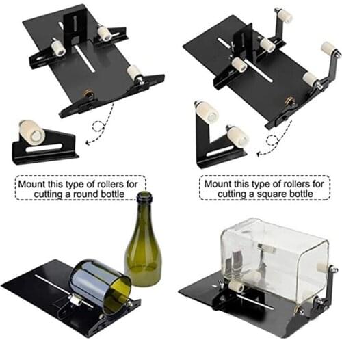 Glass cutter cutting tool square and round glass wine beer bottle glass sculpture cutter for DIY glass cutter