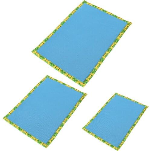 Ice Silk Pet Self Cooling Mat Dog Bed Cat Litter No Electricity Sleeping Mat Removable Easy Clean Multisize