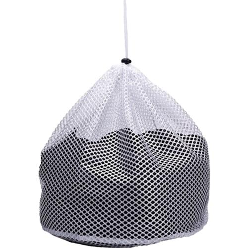 Mesh Laundry Bag Wash Bag With Drawstring Machine Washable For Trouser T-Shirt Coat Drawstring Laundry Bag Set Washing Machine