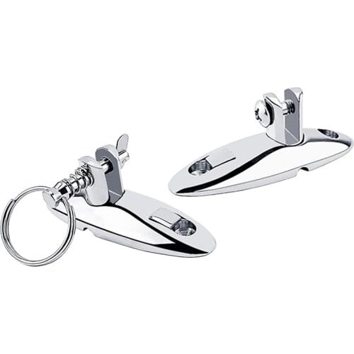 Stainless Steel 316 Heavy Duty 360 Degrees Swivel Quick Release Boat Bimini Top Deck Hinge Marine Hardware Accessories