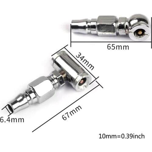 Air Inflator Tire Dual Head Adapter Double-head Inflatable Tyre Pump Tube for Car and