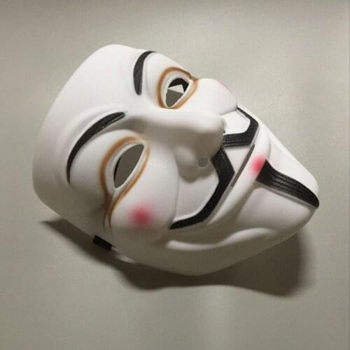1Pcs/set Halloween Mask V for Vendetta Mask Bape Full Face Mask Anonymous Guy Fawkes Fancy Dress Adult Costume Accessory