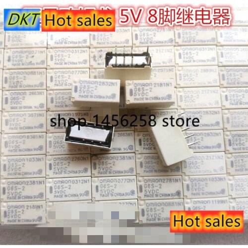 10 stücke OMRON G6S-2 DC5V/12 v/24 v PCB Mount 2-pol 8Pin Mini Signal Schalter relais