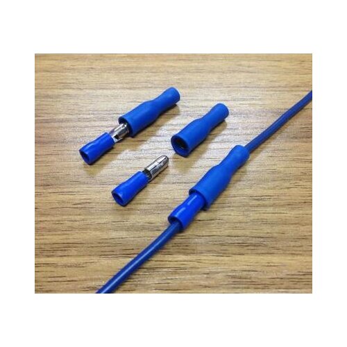 100sets MPD2-156 FRD2-156 Insulation joint 1.5-2.5mm2 Male female to bullet shaped cold-press terminal