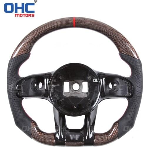 100% Real Carbon Fiber Steering Wheel compatible for MB W204,S204 W212,V212,A45,C43 C63 E63 GT S63 GLE63 GLC63 G63 CLS63