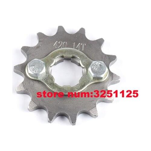 420 15 T Tooth 20mm ID Front Engine Sprocket for GPX Orion SSR SDG Dirt Pit Bike ATV Quad Motor Moped Buggy Scooter Motorcycle