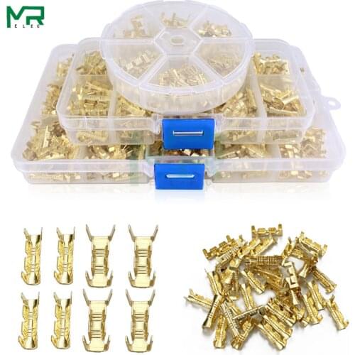 90/260/480 pcs / box 453 U-shaped terminal tab cold inserts connectors cold terminal small teeth fascia terminal,0.3- 4.0mm2