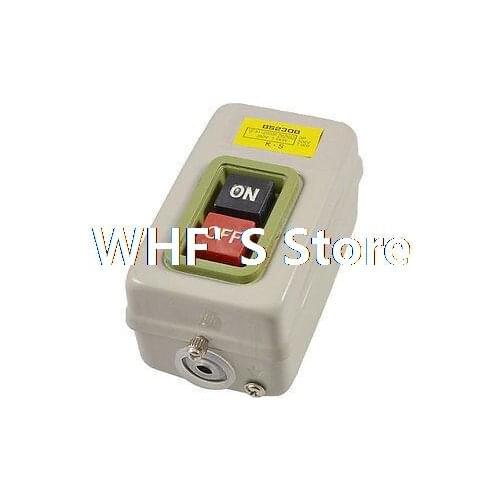 BS230B 3P 500V 7.5KW Screw Terminal Self Lock On/Off Power Pushbutton Switch
