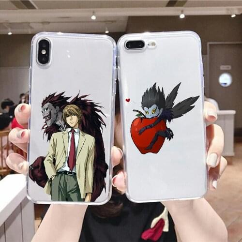 DEATH Note Ryuk Anime Phone Case For Samsung Galaxy Note 4 8 9 10 20 S8 S9 S10 S10E S20 Plus UITRA Ultra transparent pretty Etui