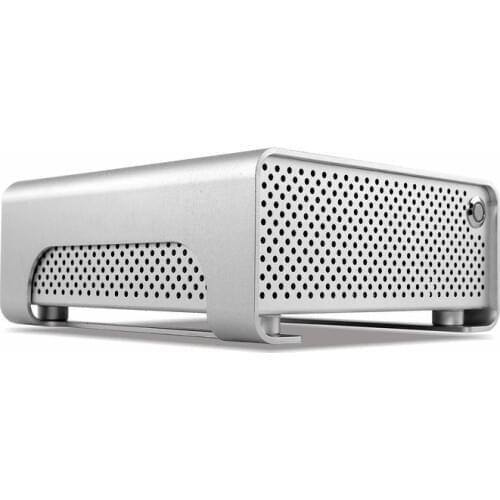 METALFISH MetalGear Plus Aluminum Mini HTPC Case Mini ITX Cases Computer Gaming PC Desktop Case With Power Supply Pico PSU