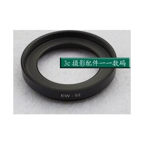 For Canon EW-52 EW52 EW52 52mm Lens Hood Screw Camera Lente Accessories for Canon EOS RF 35mm F1.8 MACRO IS STM