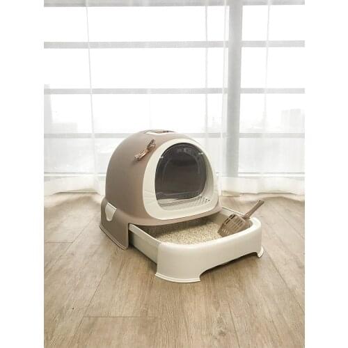Cat Sand Pot Fully Enclosed Extra Large Cat Toilet Cat Dung Pot Anti-splash Cat Sand Pot Deodorizing And Stinky Cat Products