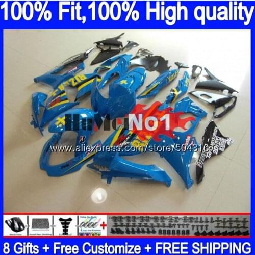 Injection For SUZUKI K9 GSXR1000 GSXR 1000 23MC.132 GSXR-1000 2009 2010 2014 2015 2016 09 10 11 14 15 16 OEM RIZLA blue Fairing