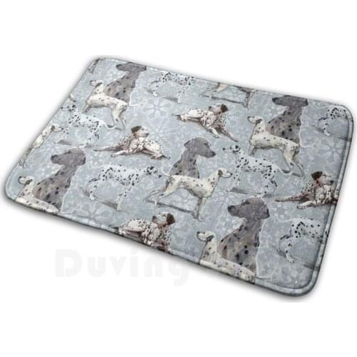 The Christmas Dalmatian Mat Rug Carpet Anti-Slip Floor Mats Bedroom Dally Dalmatian Dalmatians Spot Spots Spotty 101 Utility