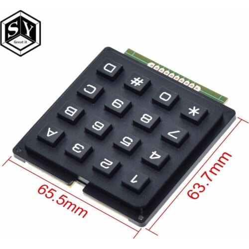 GREAT IT 4x4 Matrix Array 16 Keys 4*4 Switch Keypad Keyboard Module for Arduino
