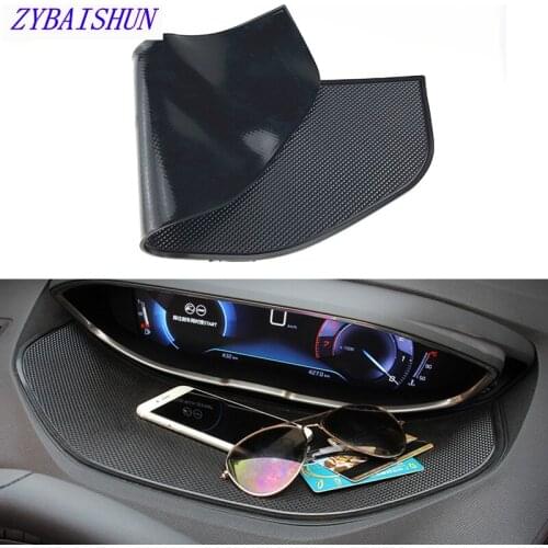 ZYBAISUN Dashboard Screen non-slip pad Anti Slip mat Cover for Peugeot 3008 GT 2016 2017 2018/5008 GT 2017 2018