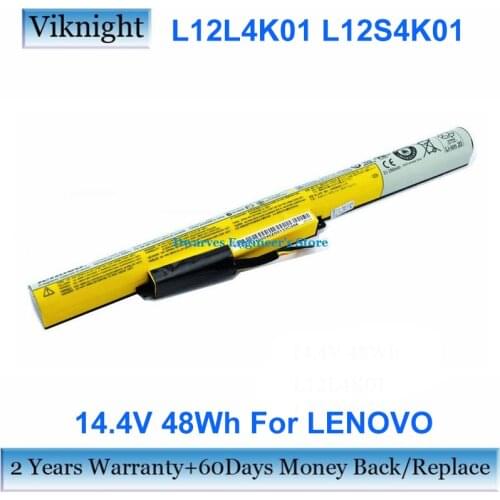 14.4V L12S4K01 Laptop Battery for LENOVO IdeaPad P500 Battery L12S4K01 L12L4K01 L12S4E21 L12M4E21 L12M4F02 48Wh