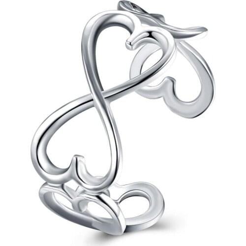 New Style 925 Silver Heart-Shaped Bracelet 38 Bracelets For WomenS Wedding Engagement Fashion Glamour Party Jewelry