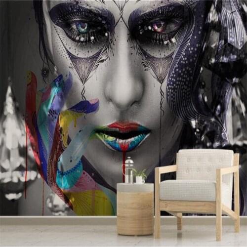 Beibehang wall papers home decor 3d wallpaper Home interior sexy oil painting background photo wallpaper papel de parede 3d