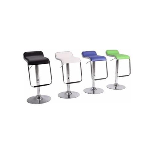 Lifting Swivel Bar Counter Chair Rotating 56-76cm Height Adjustable Bar Chair PU Leather Soft Cushion High Footstool Barstool