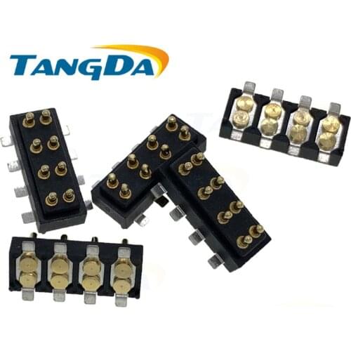 Pogo pin connector 8P thimble with fixing double row 8pin pogopin test current probe antenna TANGDA Q
