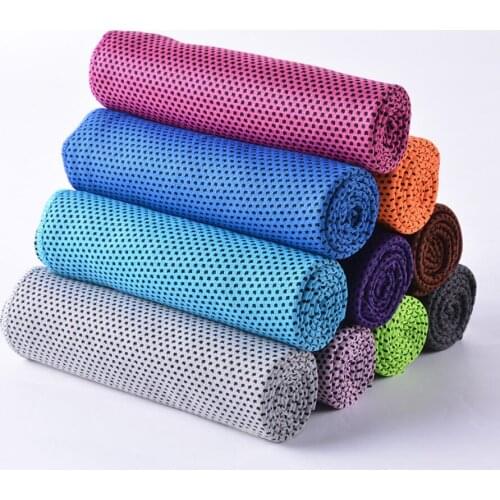 Microfiber Sport Towel Rapid Cooling Ice Face Towel Quick-Dry Beach Towels Summer Enduring Instant Chill Towels for Fitness Yoga