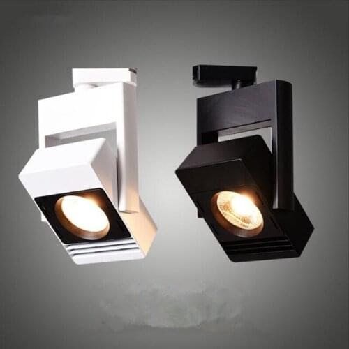 COB LED Track Light 35W led rail lamp track Spotlight lighting for Clothing Shop Windows Showrooms Exhibition Lamp AC85-265V