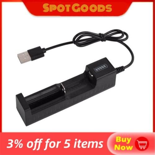 USB Charger 18650 16340 26650 14500 Lithium Battery Universal Flashlight Charge Universal Strong Light B3C4