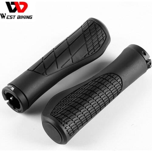 WEST BIKING Bicycle Handlebar Cover MTB Cycling Anti-slip Shockproof Rubber Handlebar Cover Comfortable Racing Bike Handlebar