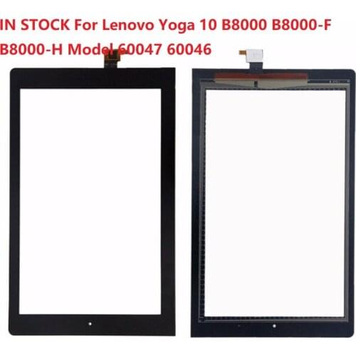 10.1 INCH For Lenovo Yoga Tablet 10 B8000 B8000-H B8000-F Capacitive touch screen Digitizer panel Glass Sensor Replacement parts