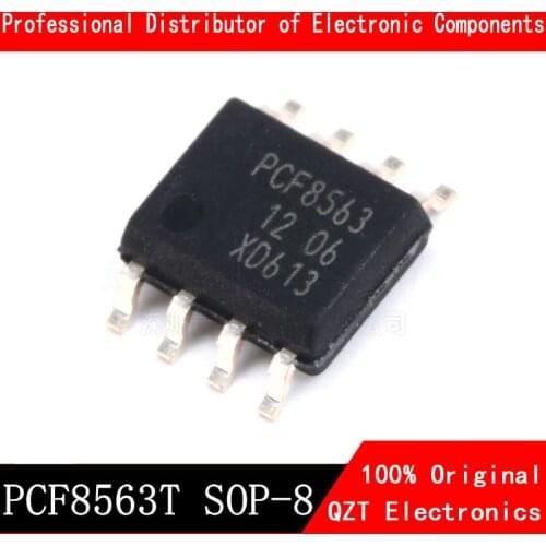 10pcs/lot PCF8563 PCF8563T 8563T Clock timing real-time clock SMD SOP8