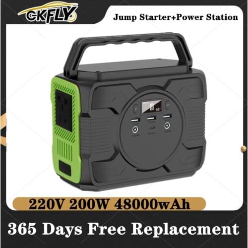 GKFLY Portable Power Station Pure Sine Wave Power Generator Emergency Energy Supply Power Bank Battery Charger for Car Outdoor