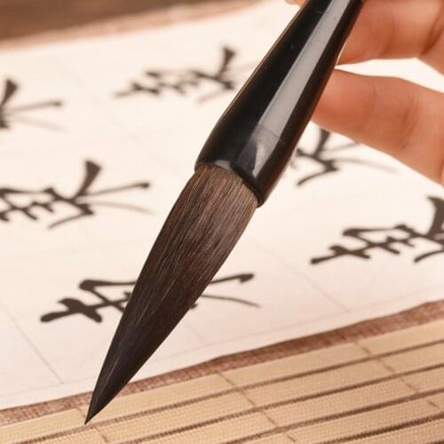 3pcs Calligraphy Brush Caligrafia Weasel Hair Brush Pen Chinese Painting Calligraphy Multiple Hair Writing Brush Tinta China
