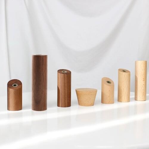 5pcs Natural Coat Hook Hanger Solid Wood Hook Wall Key Holder Scarf Hat Bag Storage Hangers Nordic Furniture Decoration WG03