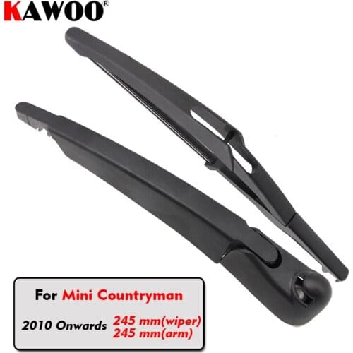 KAWOO Car Rear Wiper Blades Back Window Wipers Arm For Mini Countryman Hatchback (2010-) 245mm Auto Windscreen Blade Accessories