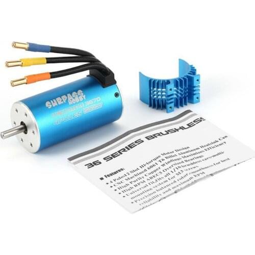 SURPASS HOBBY 2445 2845 3650 3660 3665 3670 3674 Sensorless Brushless Motor For 1/16 1/18 RC Remote Control Car DIY Spare Parts