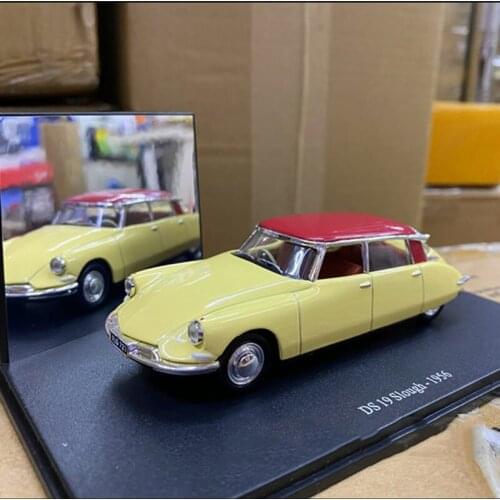 Diecast 1:43 Scale Citroen DS Slough-1956 Alloy Simulation Car Model Adult Collection Decoration Gifts Toys for Boys