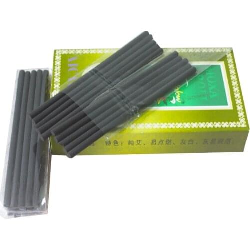 Wholesale 700Pcs/Lot Moxa Stick Roll Burner Smokeless Moxabustion Rolls Handmade Acupuncture Massage Size 110x4mm 70Pcs/Box