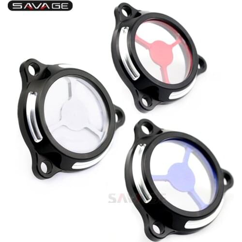 Clear Engine Oil Filter Cover For SUZUKI UH 125 150 200 Burgman UX 125/150 Sixteen UC Epicuro Motorcycle Accessories CNC Cap
