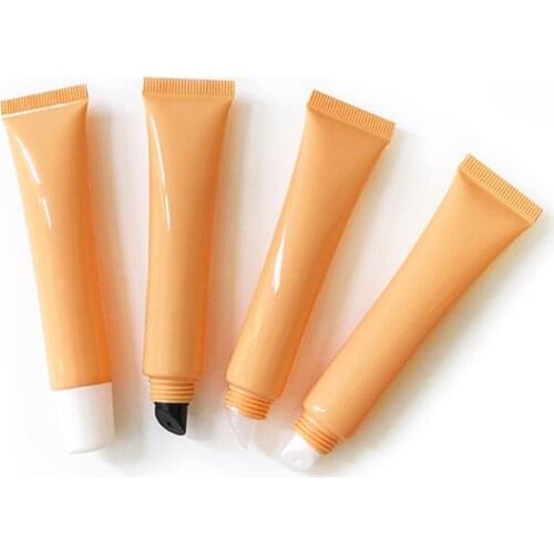 20ml Empty Plastic Lipgloss Tubes Empty Orange Cosmetics Container Eye Cream Bottle Travel Refillable Bottle 100pcs/lot