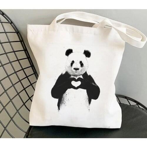 2021 Shopper All you need is love Printed Tote Bag women Harajuku shopper handbag girl Shoulder shopping bag Lady Canvas Bag