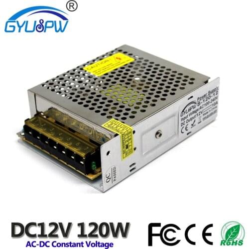 Universal 12V 10A 120W Switching Switch Power Supply Transformer 100-240v AC dc12V UPS for LED Strip Light Lighting AC-DC SMPS