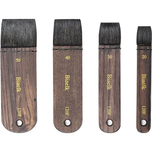 High Quality 1PC 120F Squirrel Mix Hair Wooden Handle Watercolor Artist Art Supplies Paint Brush For Drawing