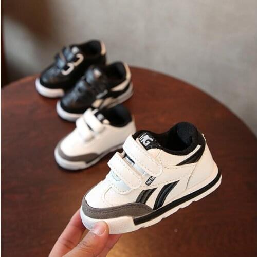 2021 Spring and Autumn Boys' Childrens Leisure Sports Running Shoes Non Slip Shoes Soft and Comfortable Flat Shoes 2-8y