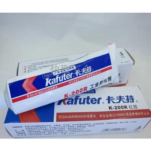 5pcs Kafuter 75g K-200R electronic positioning glue electronic special red glue screw-loose adhesives environmental sealant